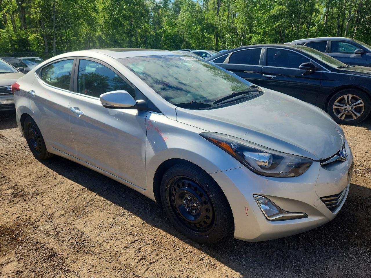 2014 Hyundai Elantra Sport Серый vin: KMHDH4AH5EU189715