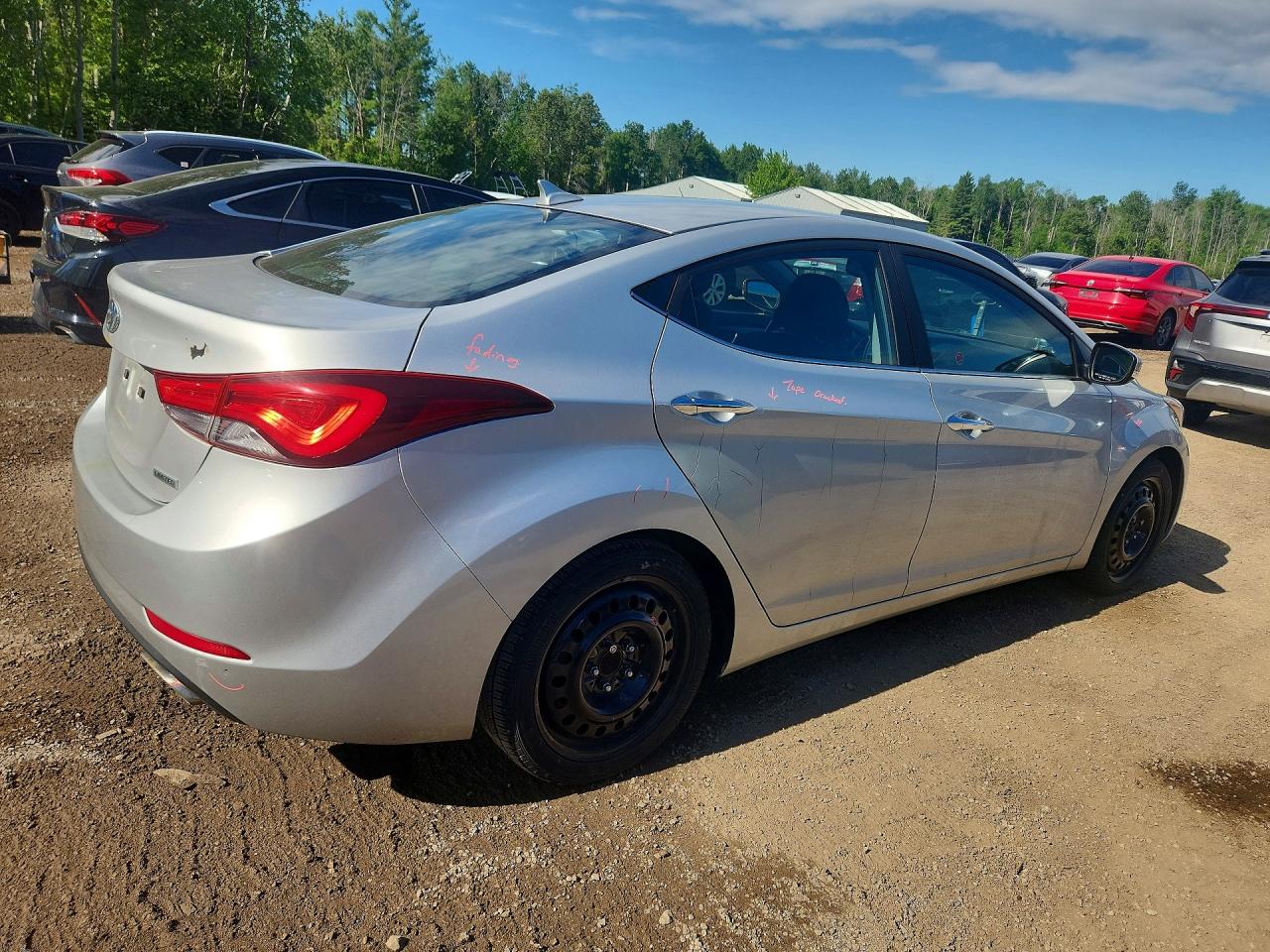 2014 Hyundai Elantra Sport Серый vin: KMHDH4AH5EU189715