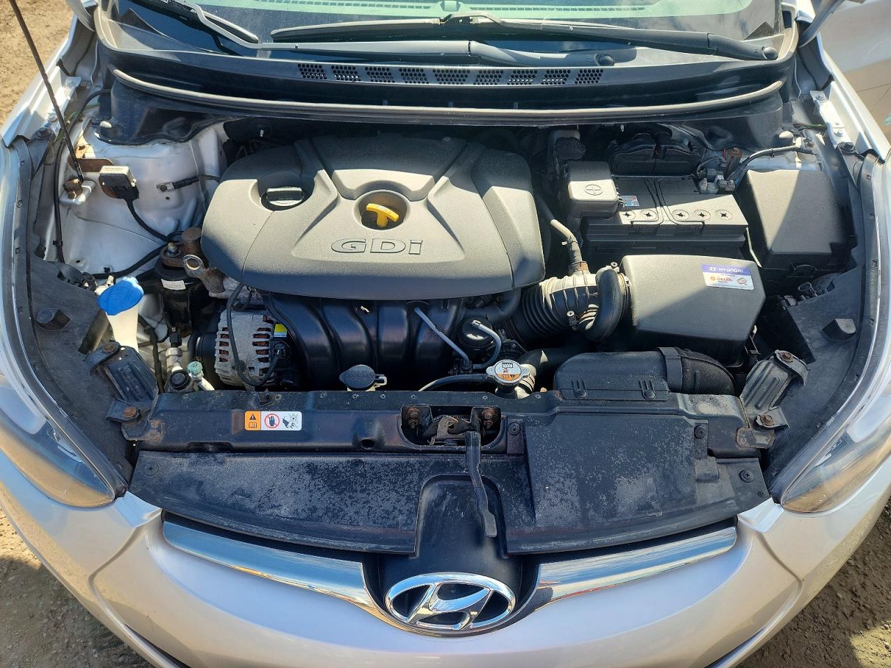 2014 Hyundai Elantra Sport Серый vin: KMHDH4AH5EU189715