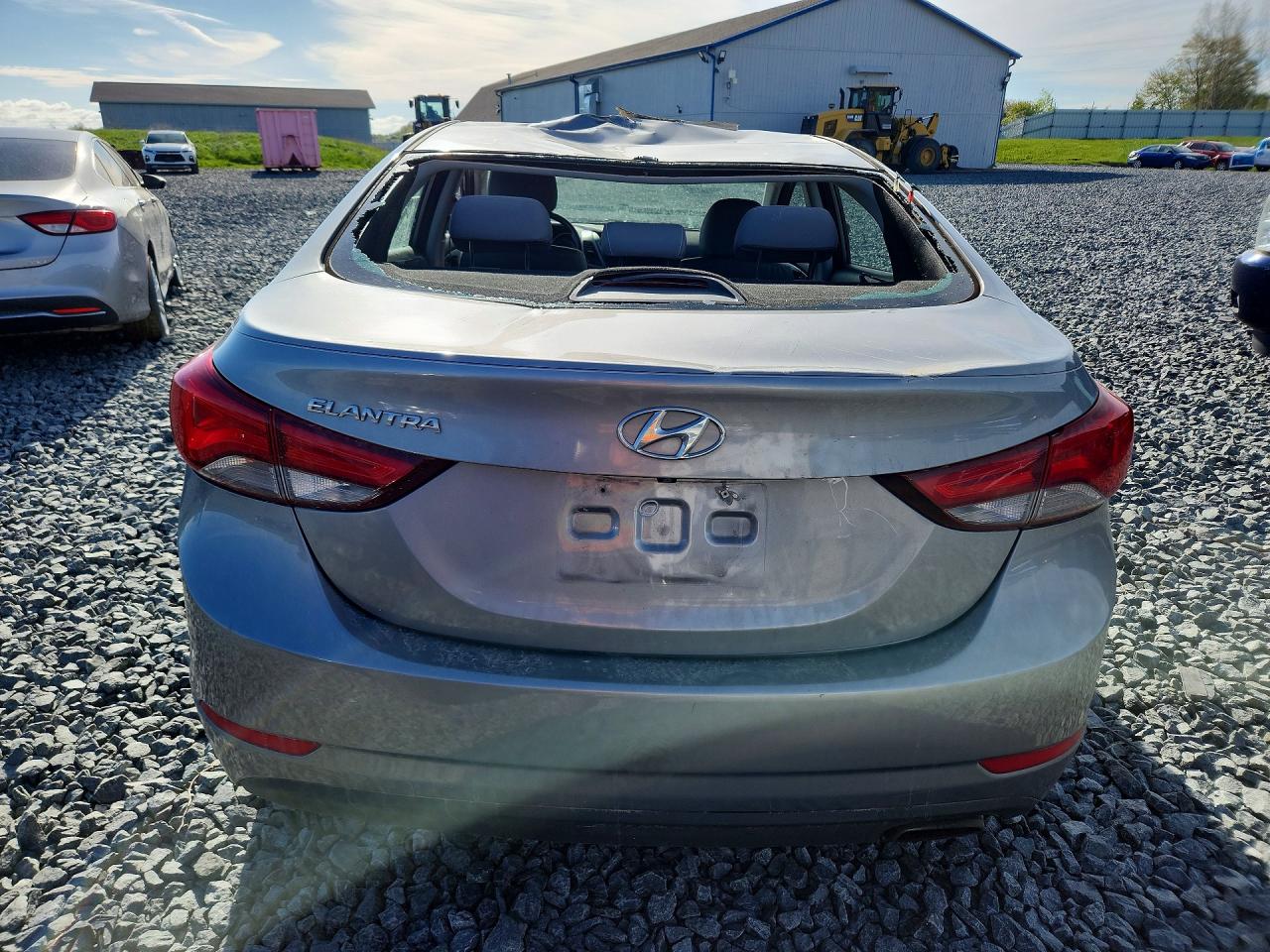 2015 Hyundai Elantra Sport Gray vin: KMHDH4AH5FU304346