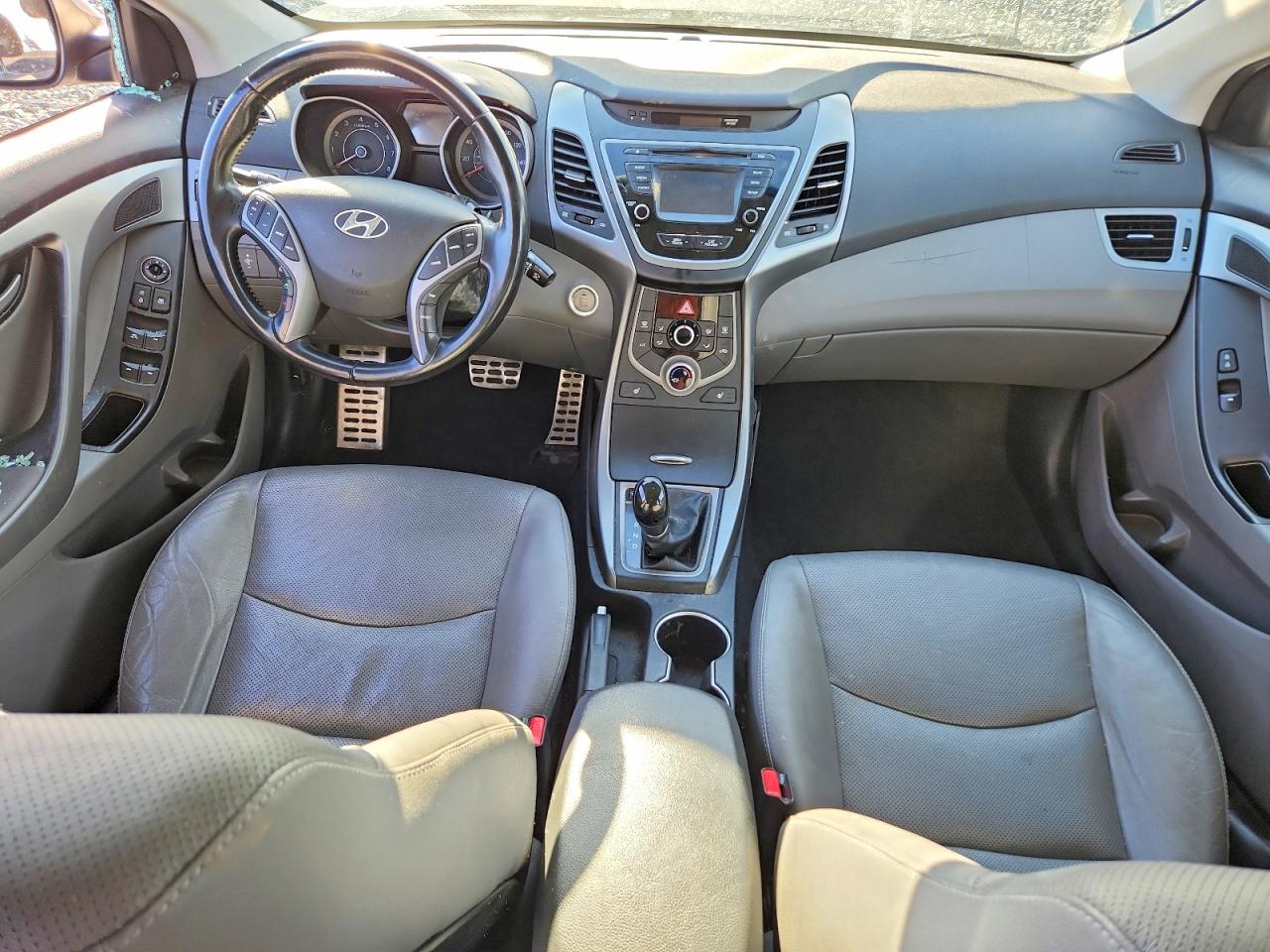 2015 Hyundai Elantra Sport Gray vin: KMHDH4AH5FU304346
