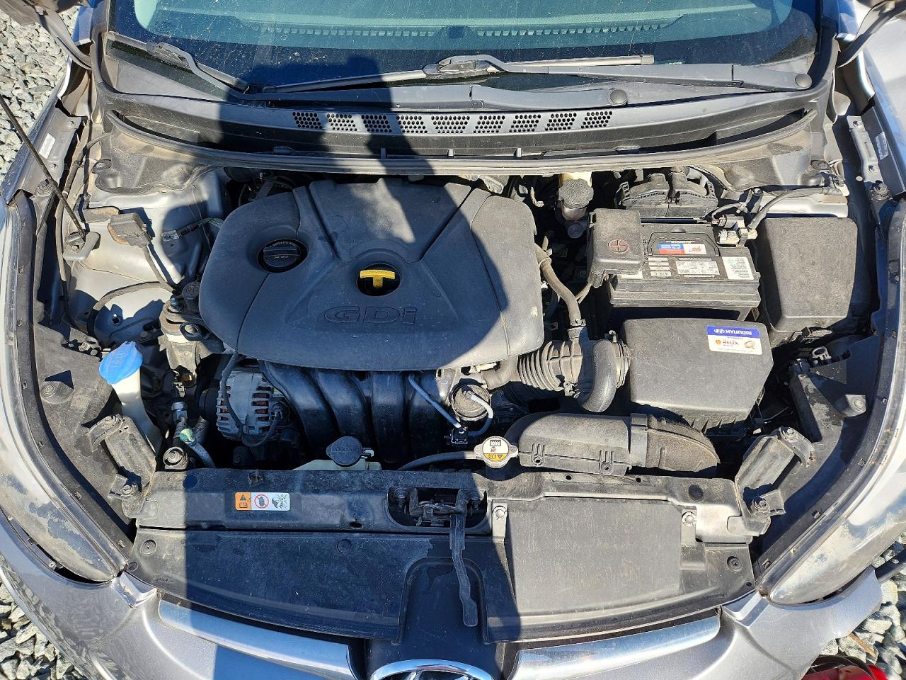 2015 Hyundai Elantra Sport Gray vin: KMHDH4AH5FU304346