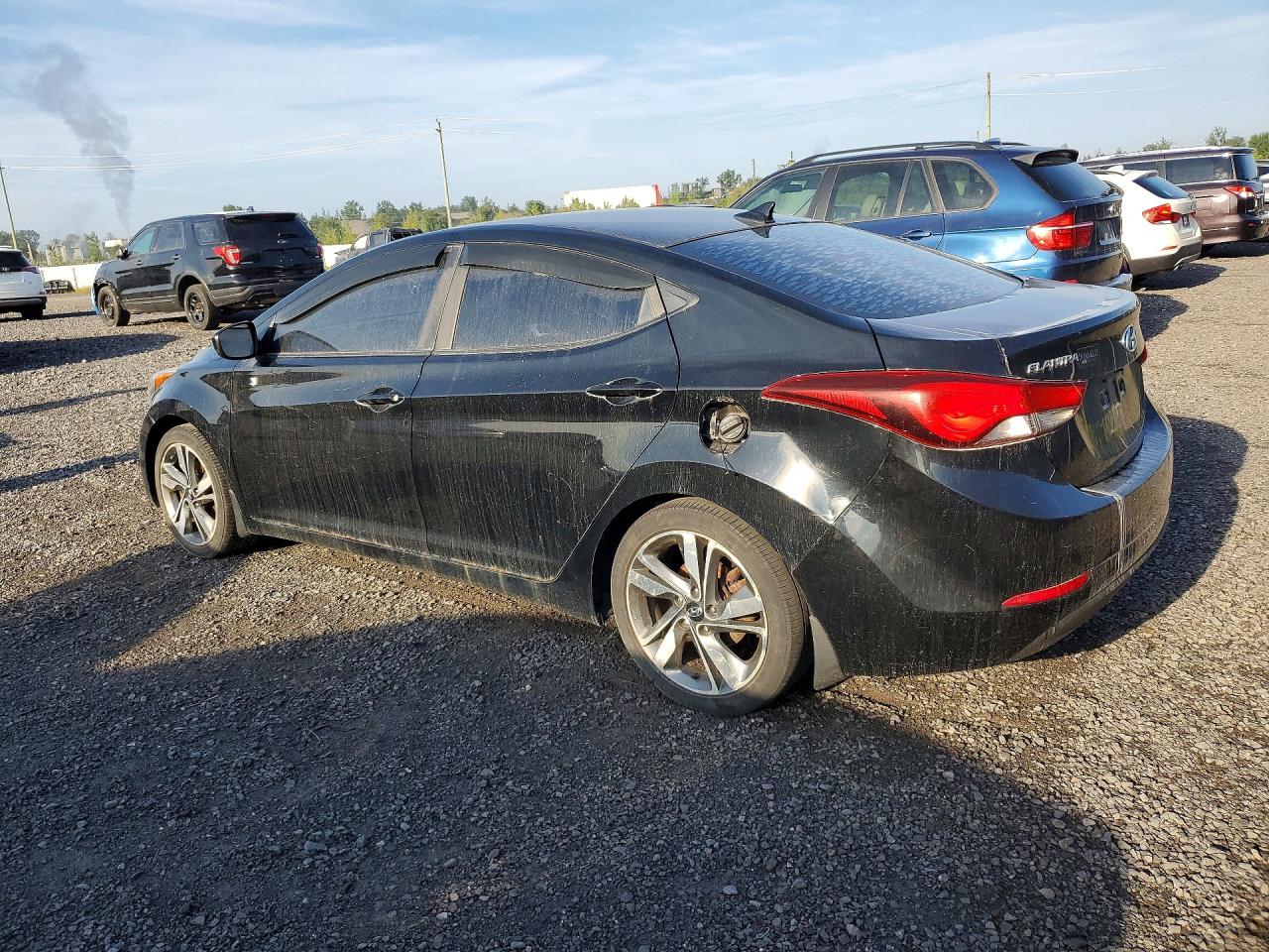 2015 Hyundai Elantra Sport Black vin: KMHDH4AH5FU305948