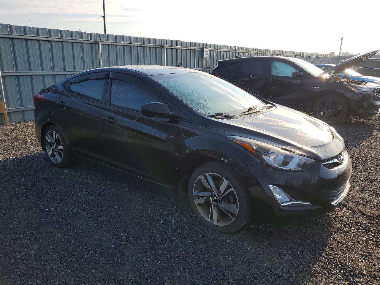 2015 Hyundai Elantra Sport Black vin: KMHDH4AH5FU305948