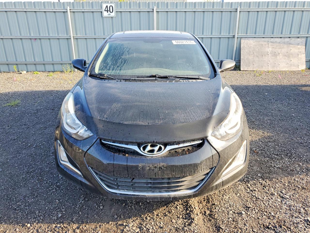 2015 Hyundai Elantra Sport Black vin: KMHDH4AH5FU305948