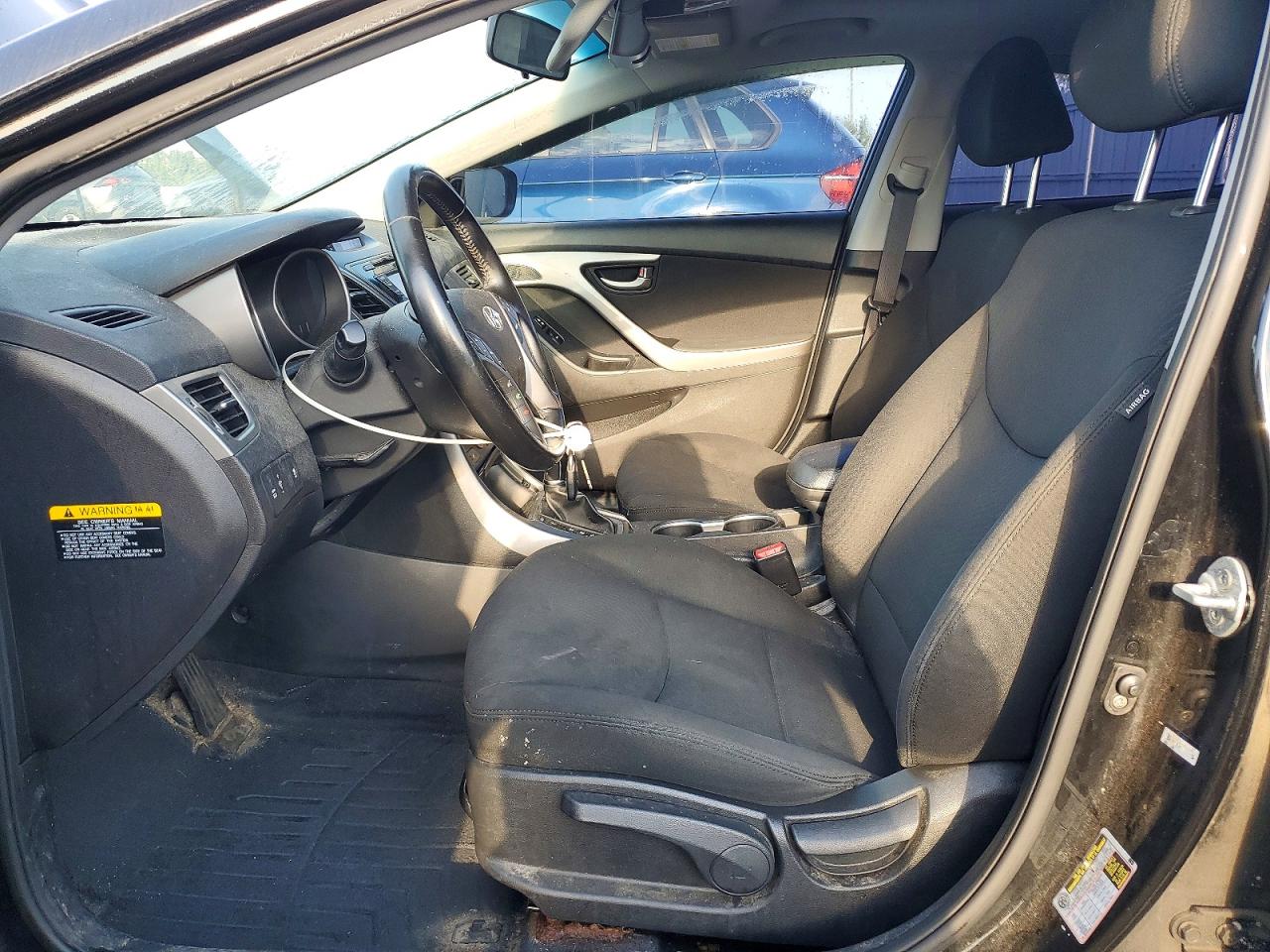 2015 Hyundai Elantra Sport Black vin: KMHDH4AH5FU305948