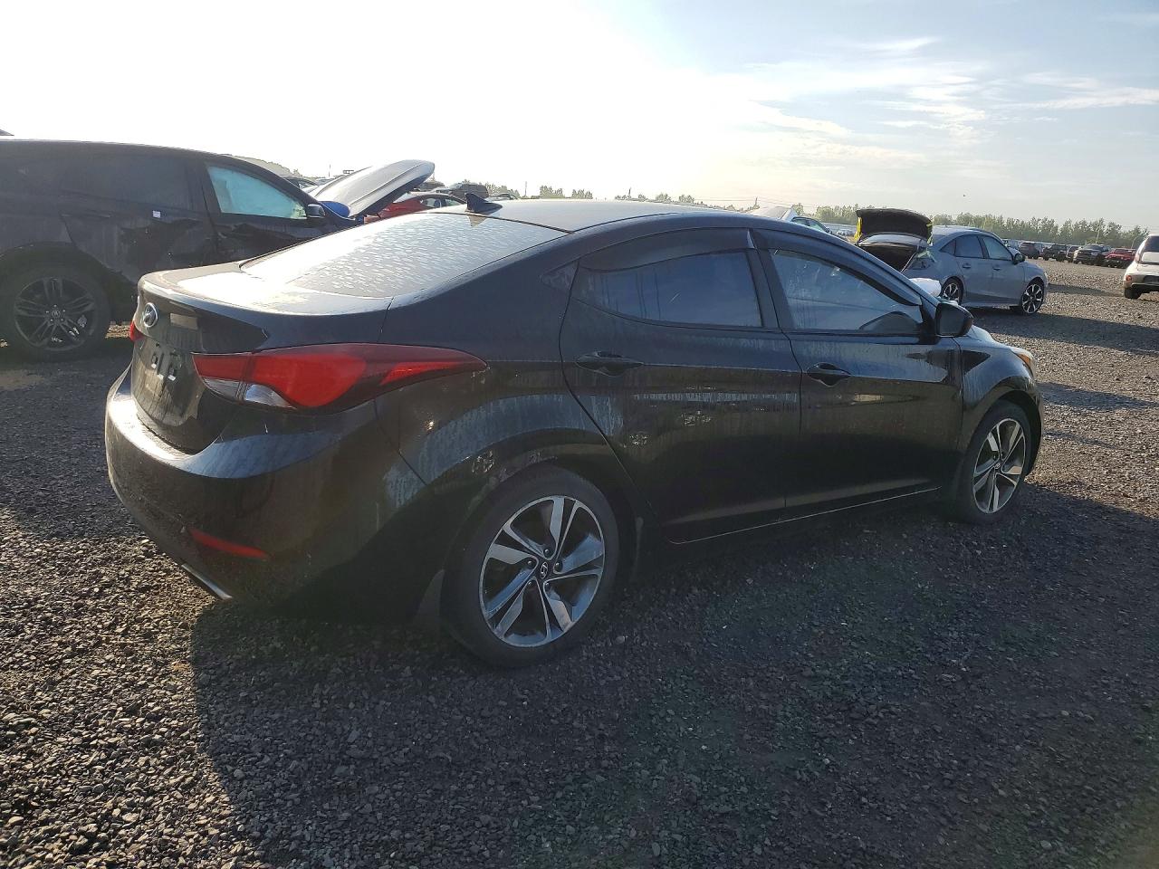 2015 Hyundai Elantra Sport Black vin: KMHDH4AH5FU305948