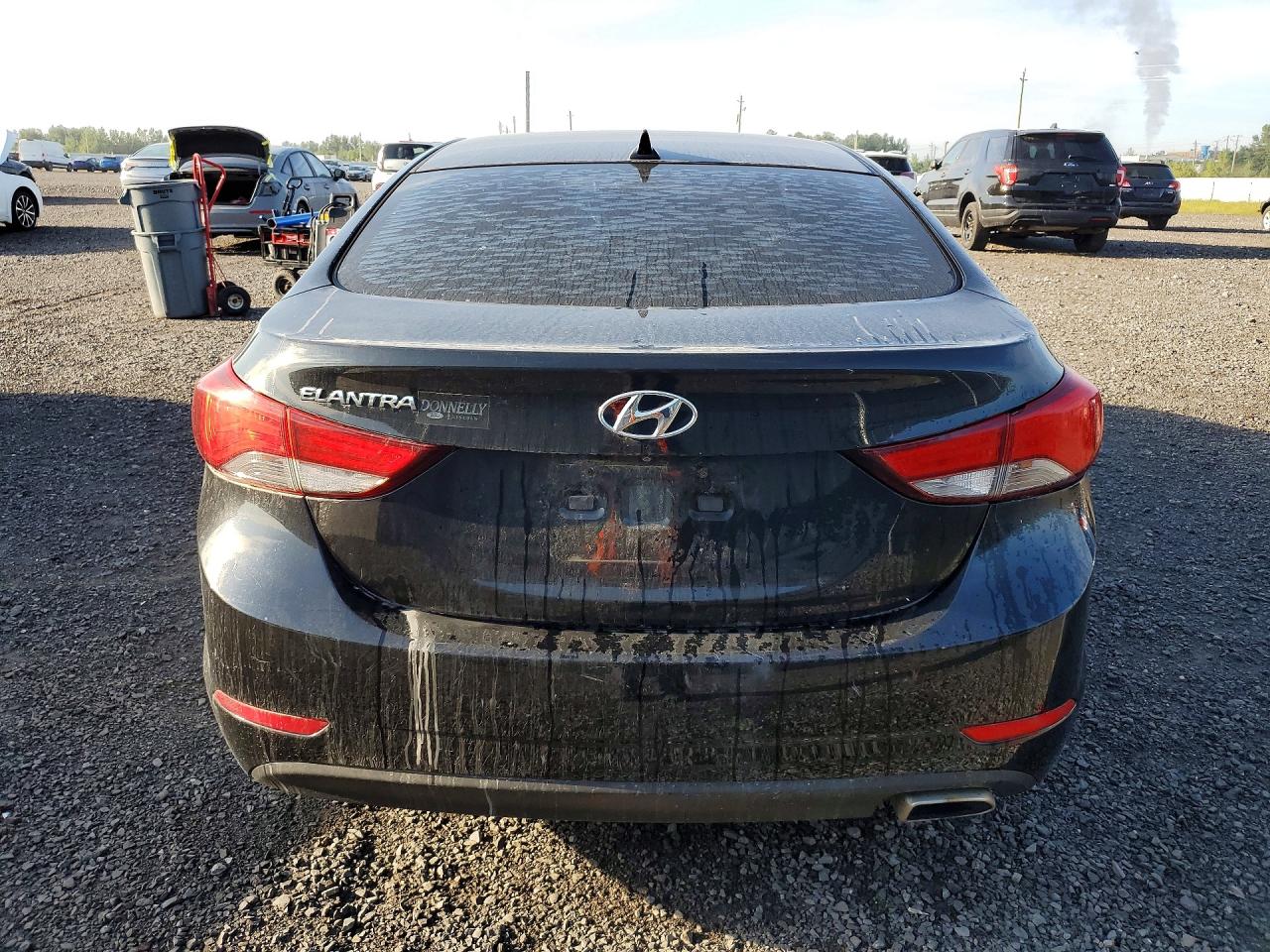 2015 Hyundai Elantra Sport Black vin: KMHDH4AH5FU305948