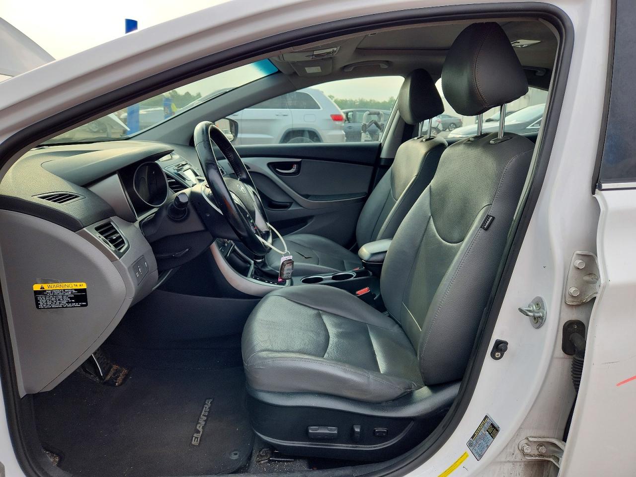 2015 Hyundai Elantra Sport White vin: KMHDH4AH5FU382867