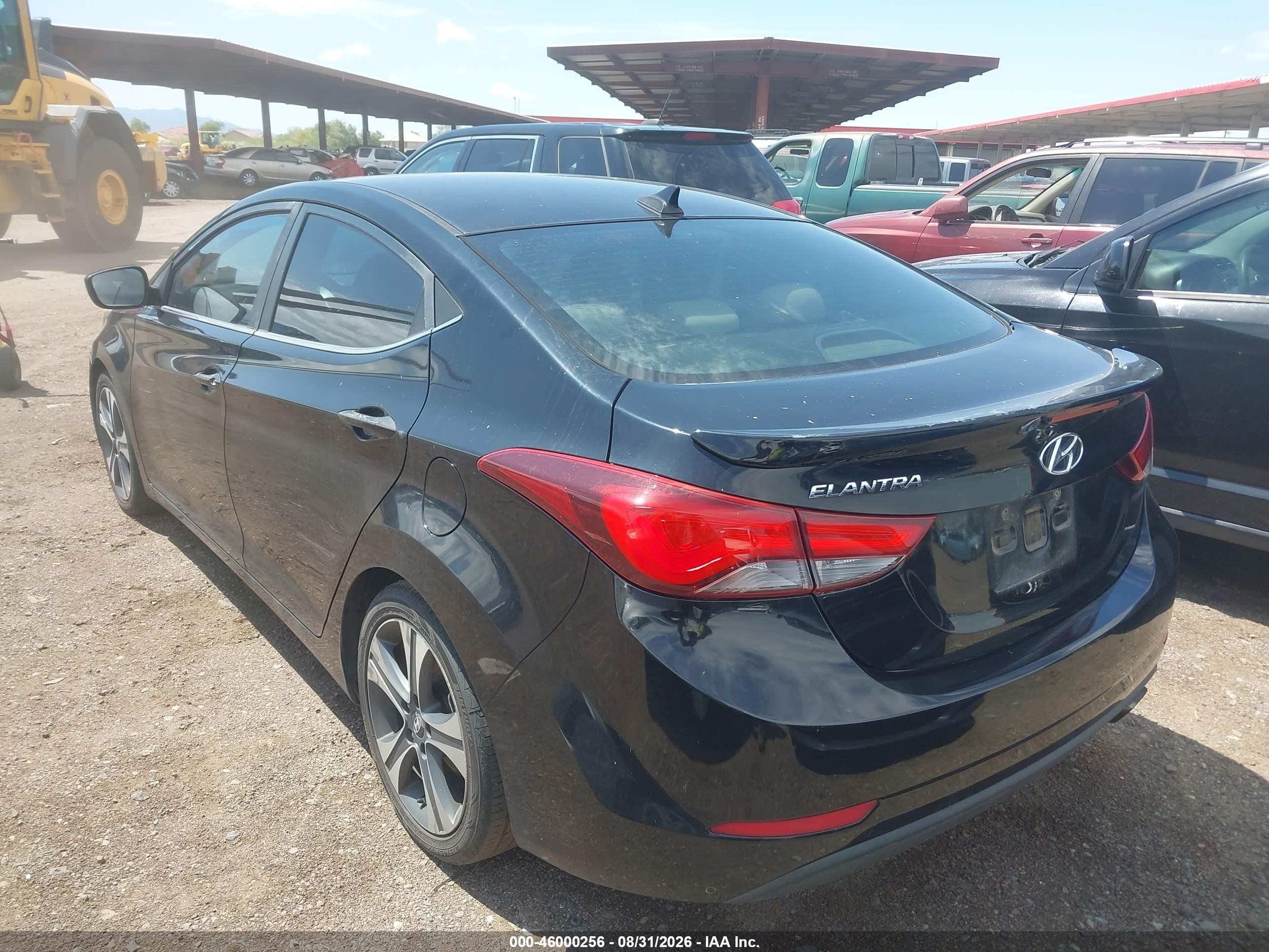2015 Hyundai Elantra Sport Black vin: KMHDH4AH5FU453744