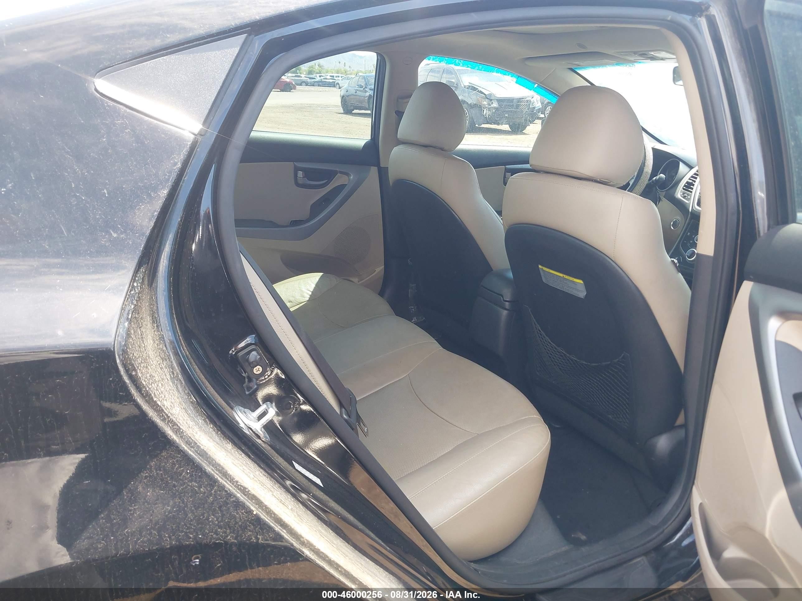 2015 Hyundai Elantra Sport Black vin: KMHDH4AH5FU453744