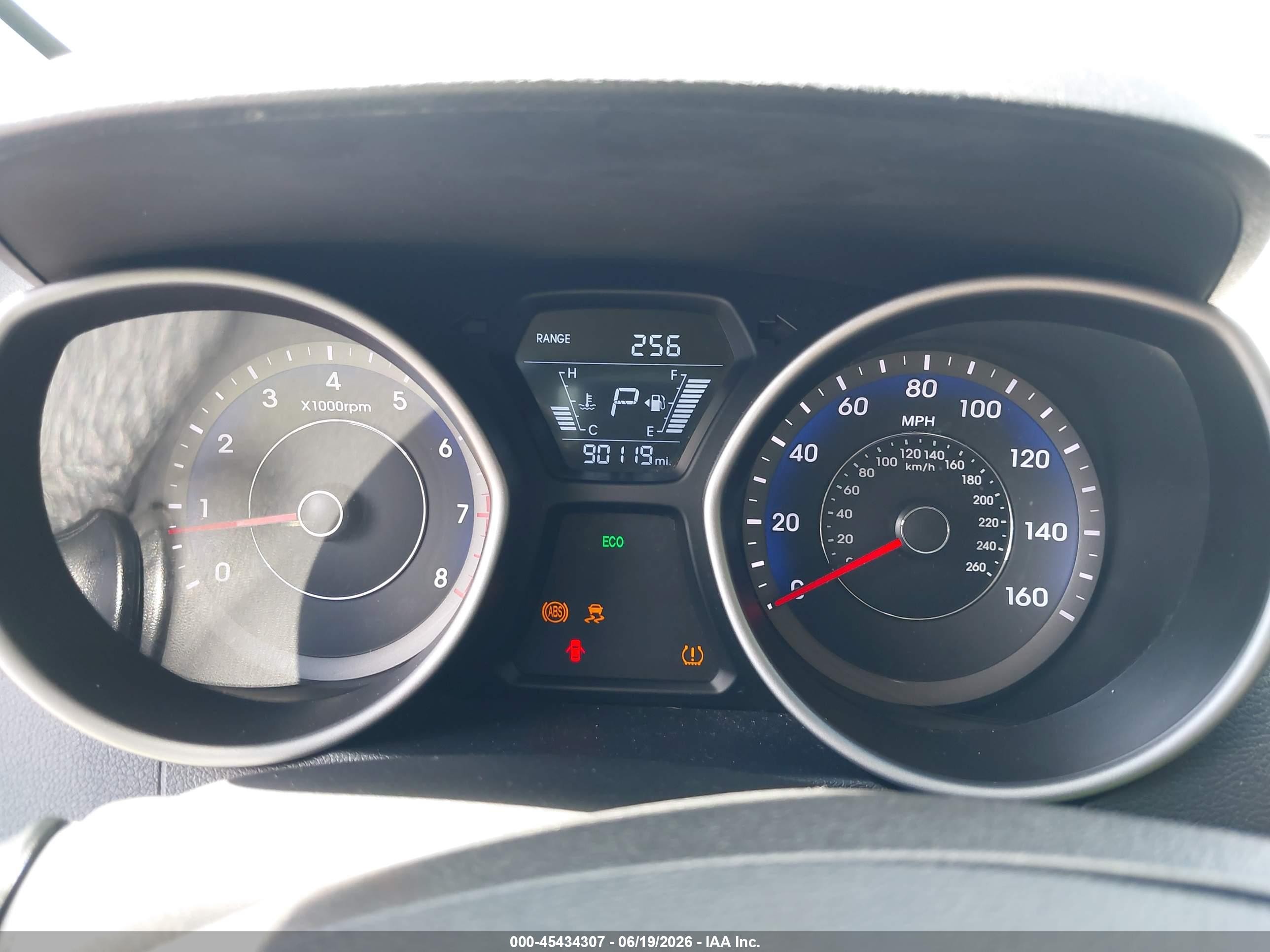 2014 Hyundai Elantra Sport Gray vin: KMHDH4AH6EU108706
