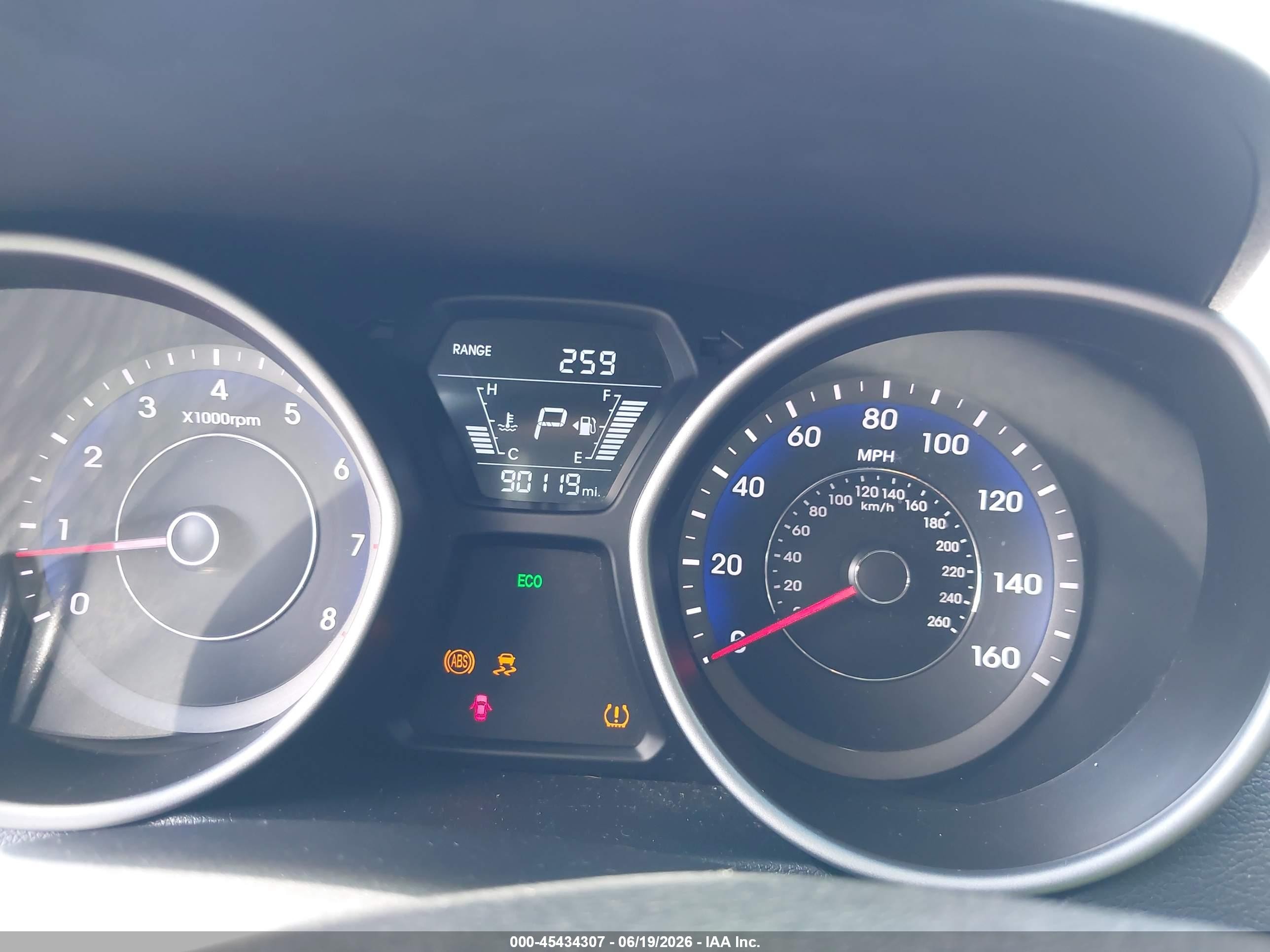 2014 Hyundai Elantra Sport Gray vin: KMHDH4AH6EU108706