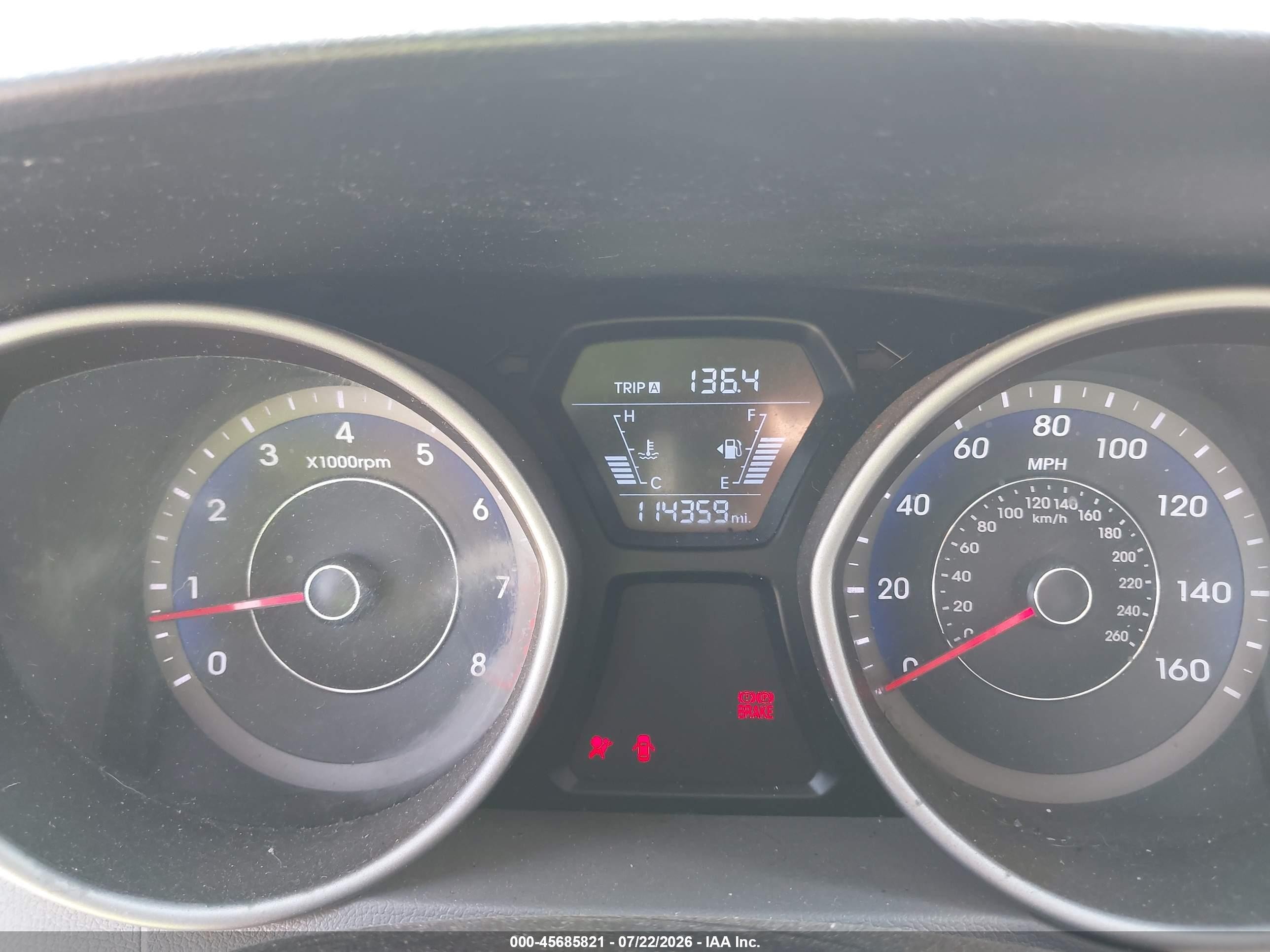 2014 Hyundai Elantra Sport Maroon vin: KMHDH4AH6EU162166
