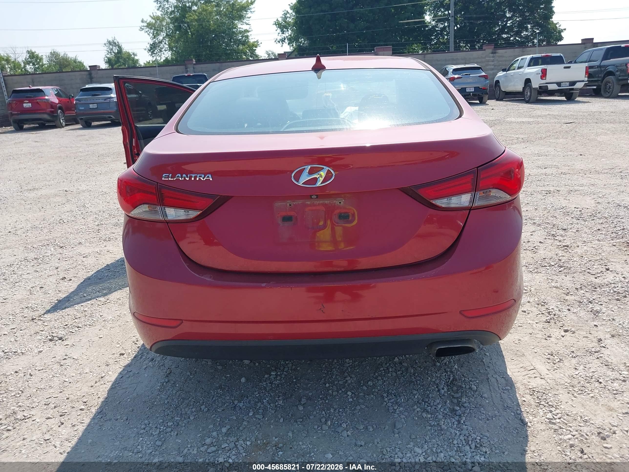 2014 Hyundai Elantra Sport Maroon vin: KMHDH4AH6EU162166