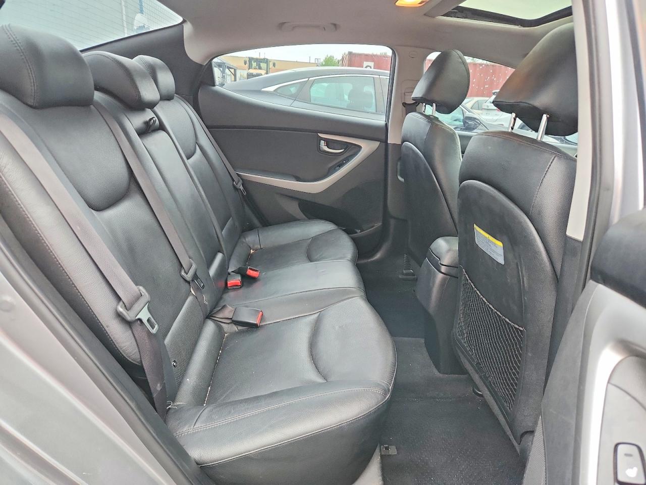 2014 Hyundai Elantra Gl Gray vin: KMHDH4AH6EU216713