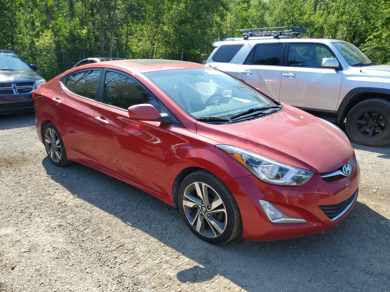 2015 Hyundai Elantra Sport Red vin: KMHDH4AH6FU286603
