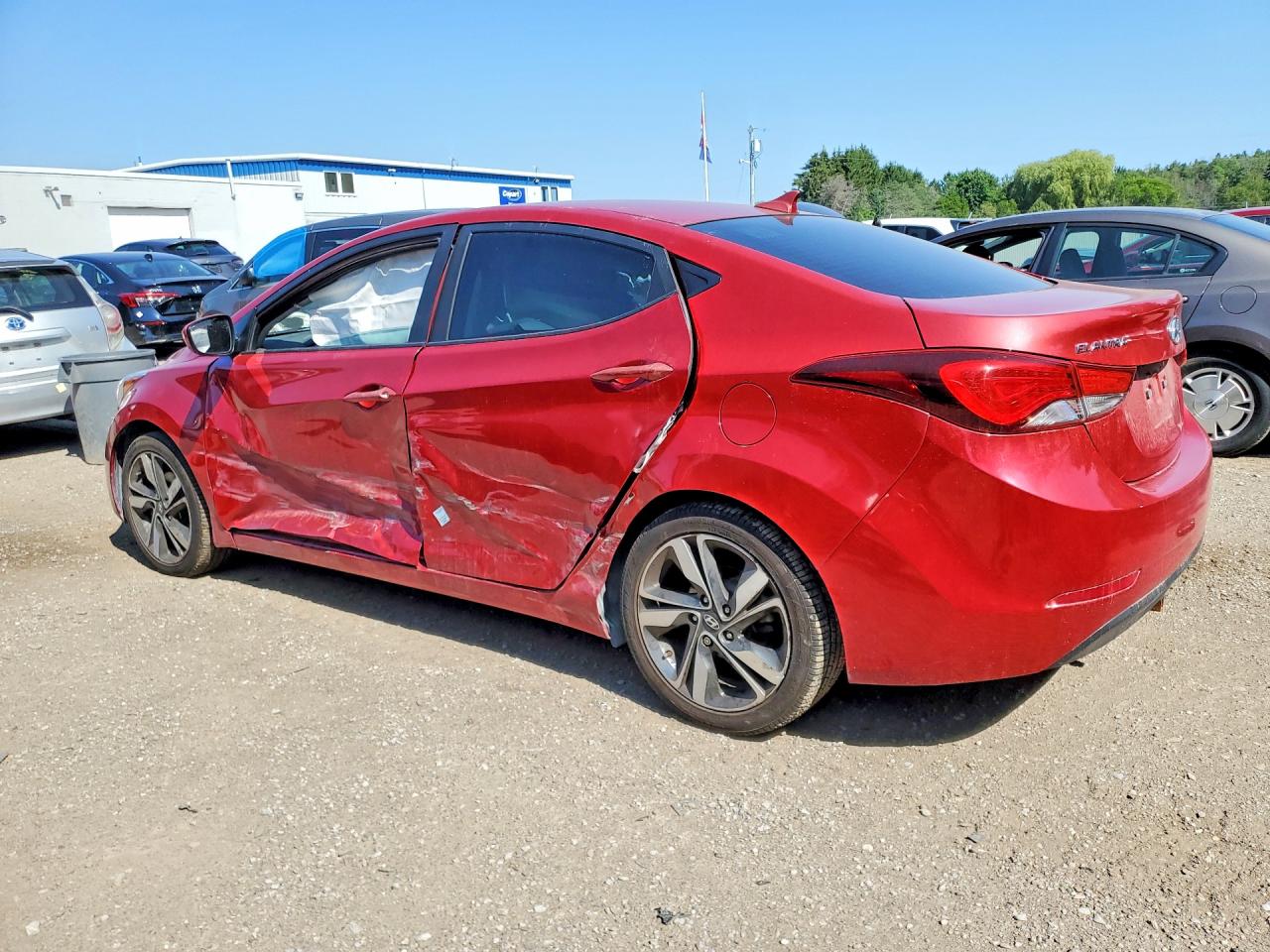 2015 Hyundai Elantra Sport Red vin: KMHDH4AH6FU286603