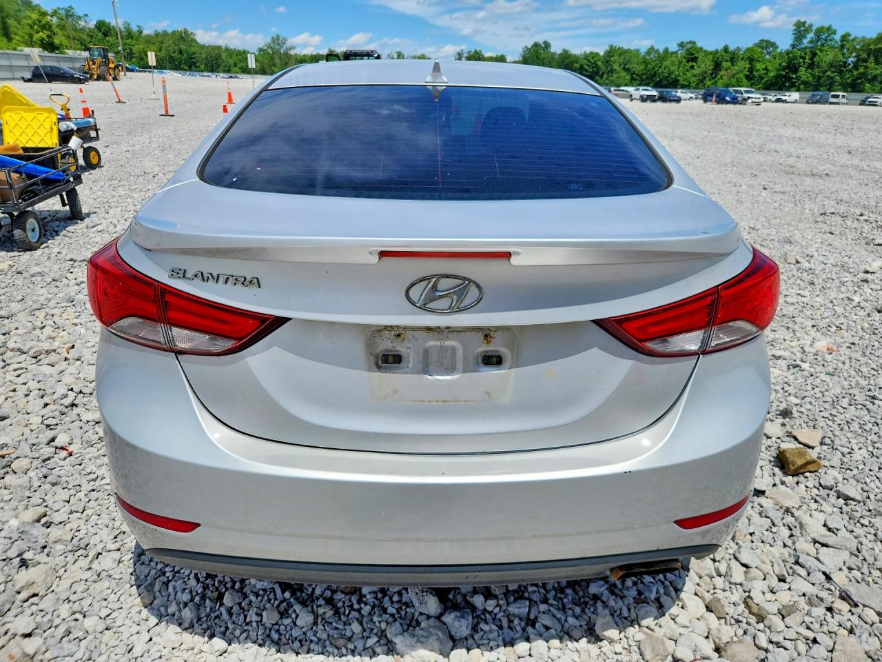 2015 Hyundai Elantra Sport Silver vin: KMHDH4AH6FU372235