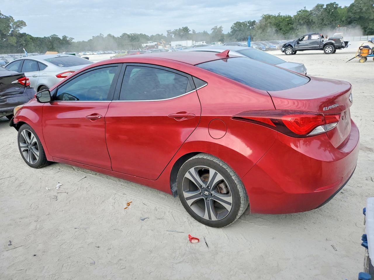 2014 Hyundai Elantra Sport Red vin: KMHDH4AH7EU035152