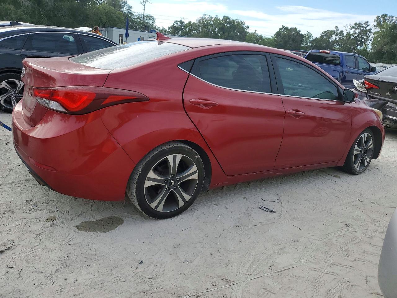 2014 Hyundai Elantra Sport Red vin: KMHDH4AH7EU035152