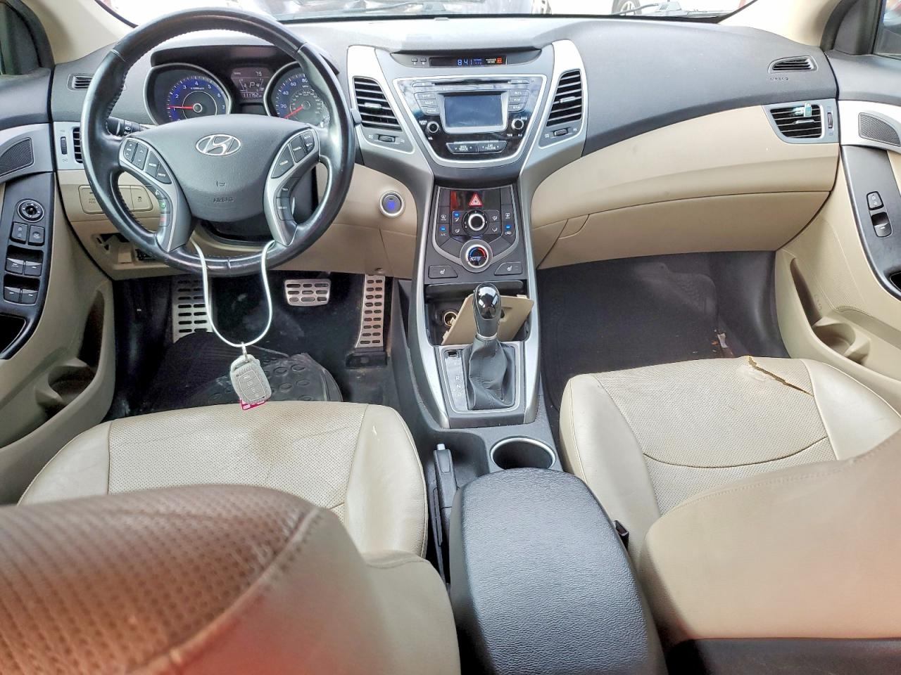 2014 Hyundai Elantra Sport Red vin: KMHDH4AH7EU035152
