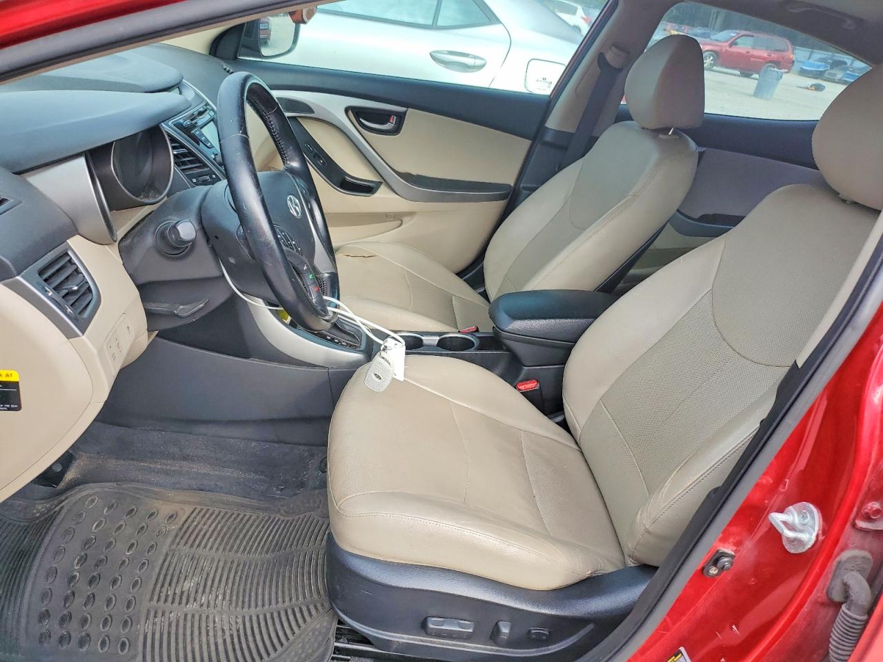 2014 Hyundai Elantra Sport Red vin: KMHDH4AH7EU035152