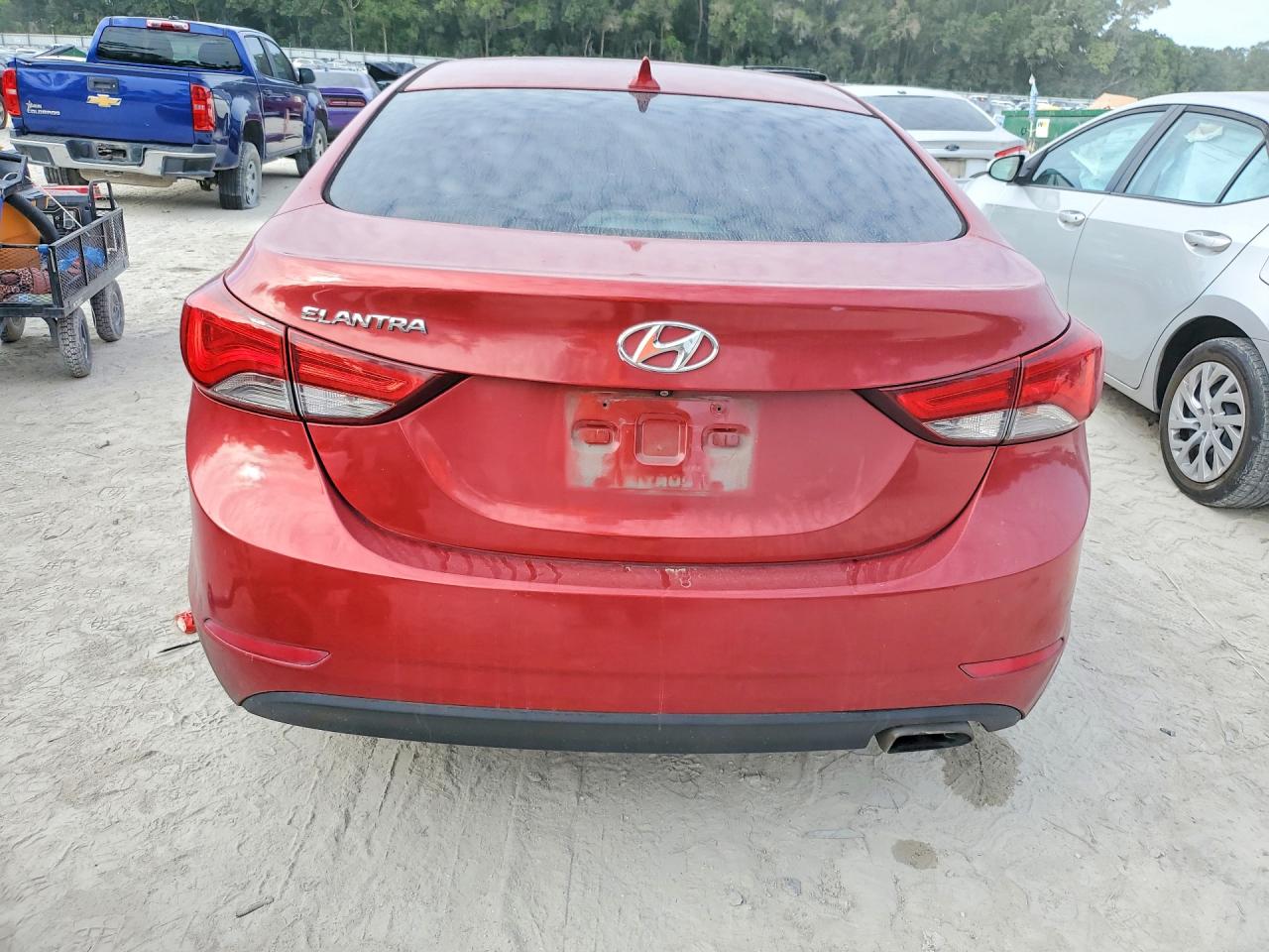 2014 Hyundai Elantra Sport Red vin: KMHDH4AH7EU035152