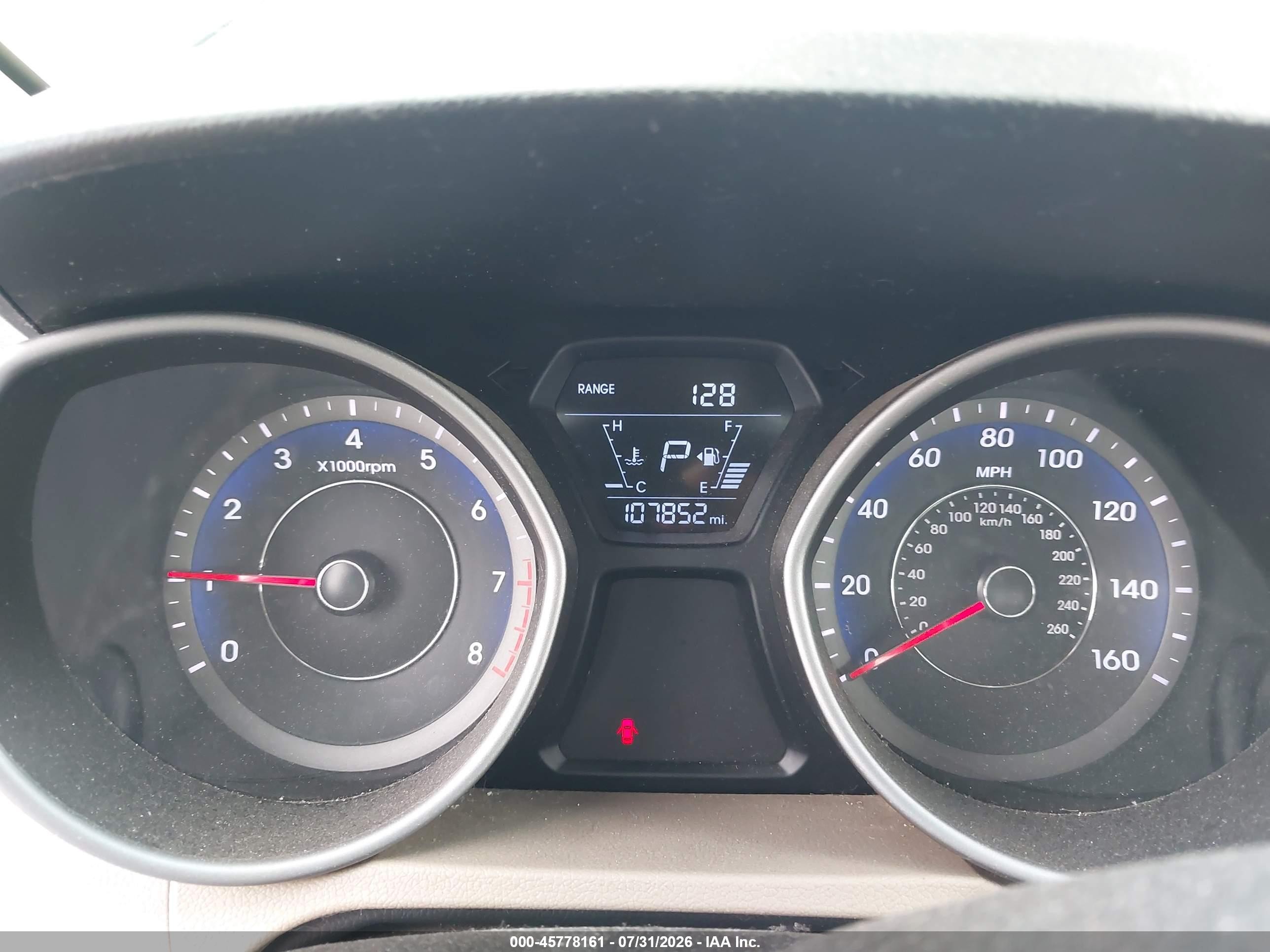 2014 Hyundai Elantra Sport Black vin: KMHDH4AH7EU124008