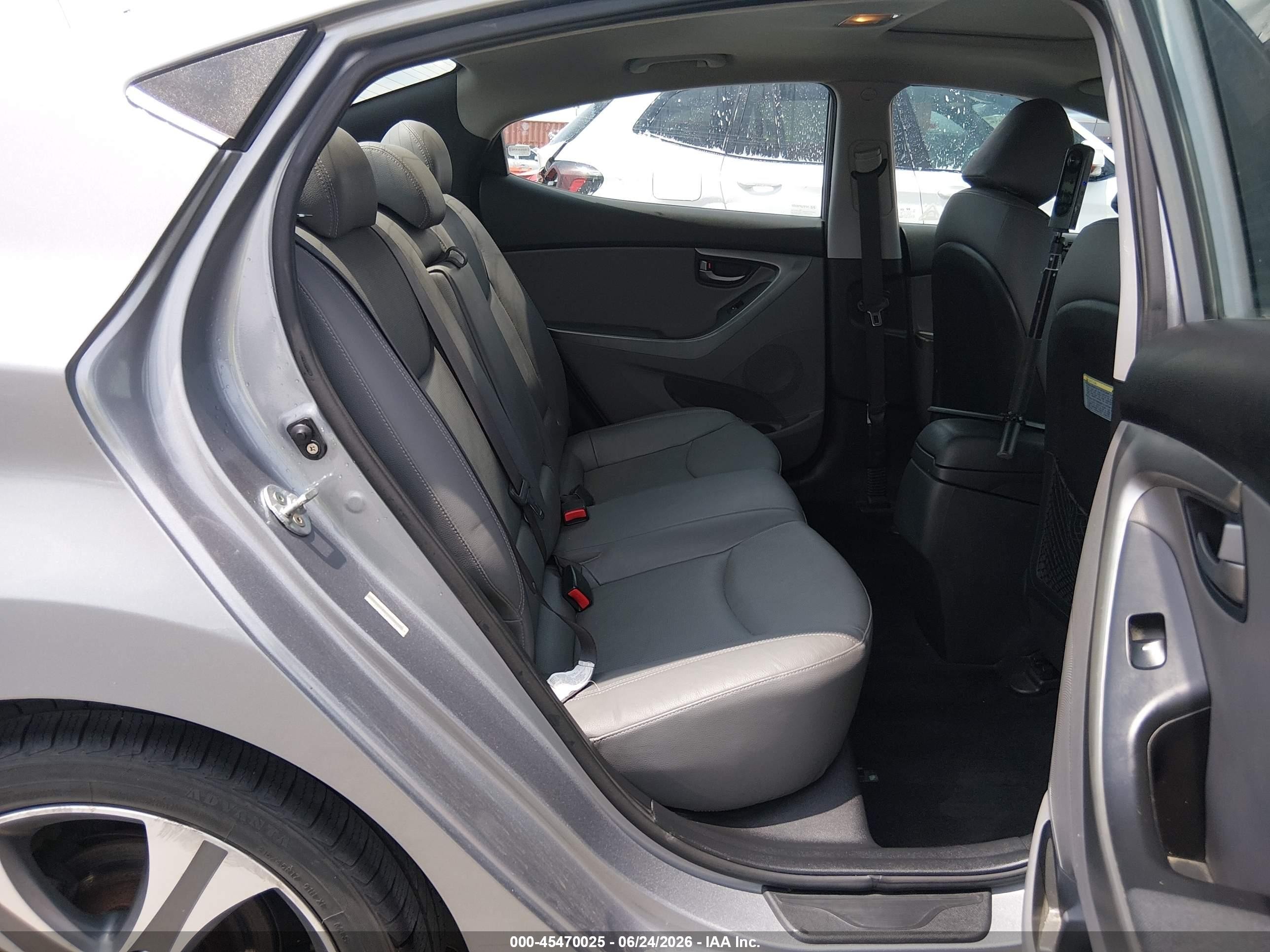 2014 Hyundai Elantra Sport Gray vin: KMHDH4AH7EU136725