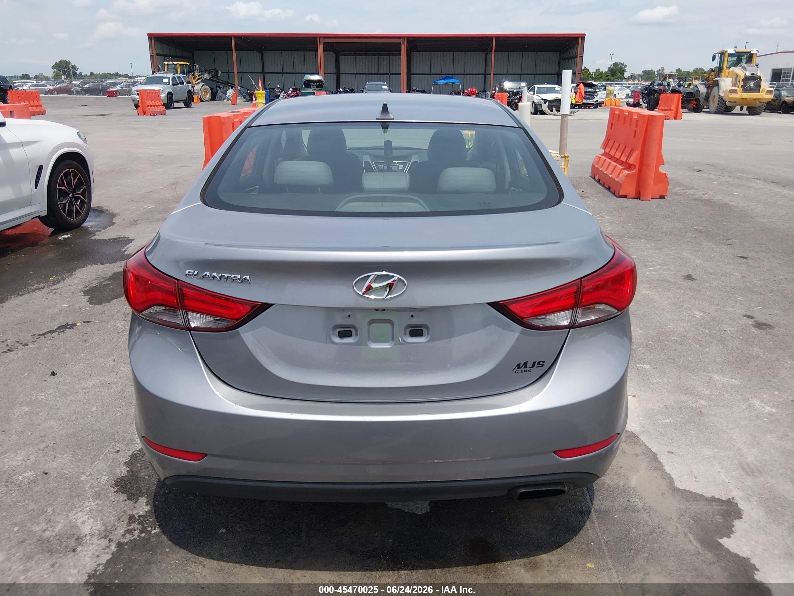 2014 Hyundai Elantra Sport Gray vin: KMHDH4AH7EU136725