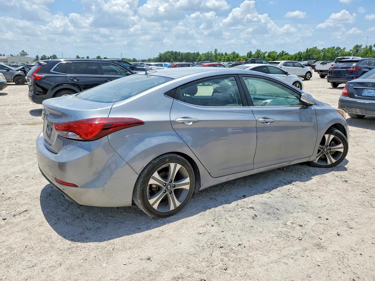 2014 Hyundai Elantra Sport Серебряный vin: KMHDH4AH7EU150303