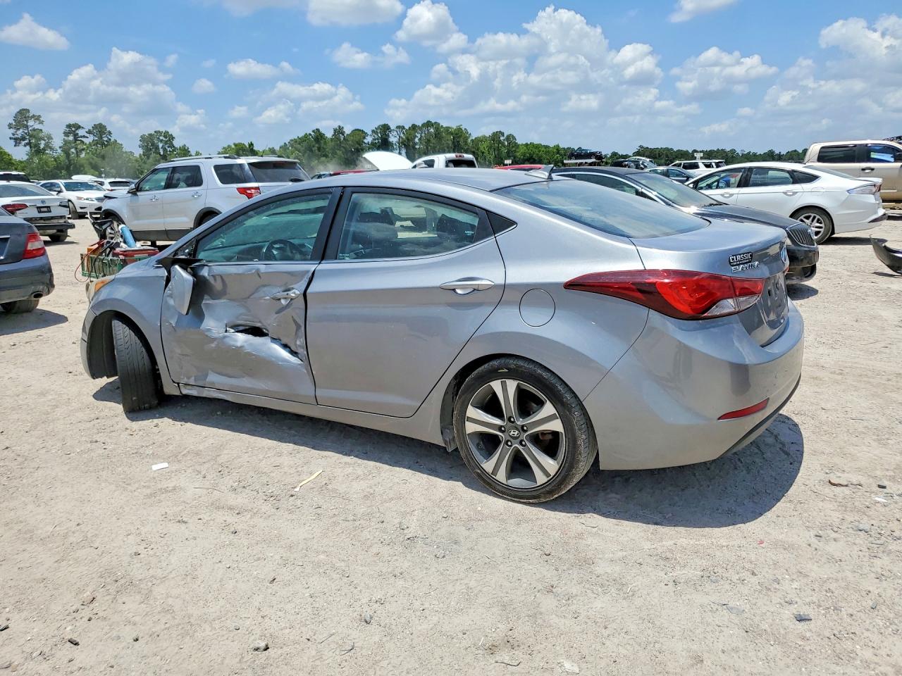 2014 Hyundai Elantra Sport Серебряный vin: KMHDH4AH7EU150303