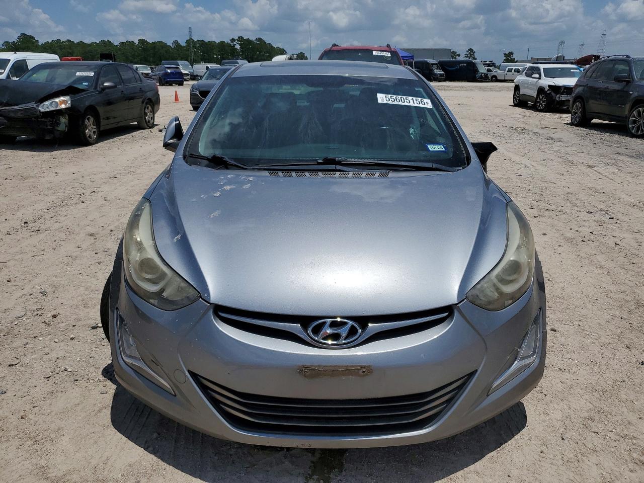 2014 Hyundai Elantra Sport Серебряный vin: KMHDH4AH7EU150303