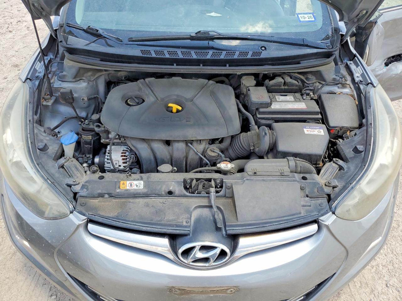 2014 Hyundai Elantra Sport Серебряный vin: KMHDH4AH7EU150303