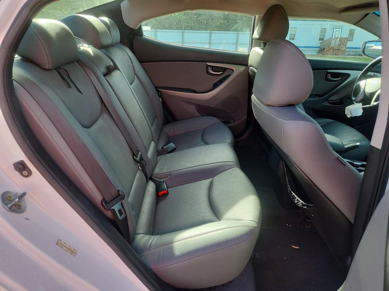 2015 Hyundai Elantra Sport White vin: KMHDH4AH7FU229617