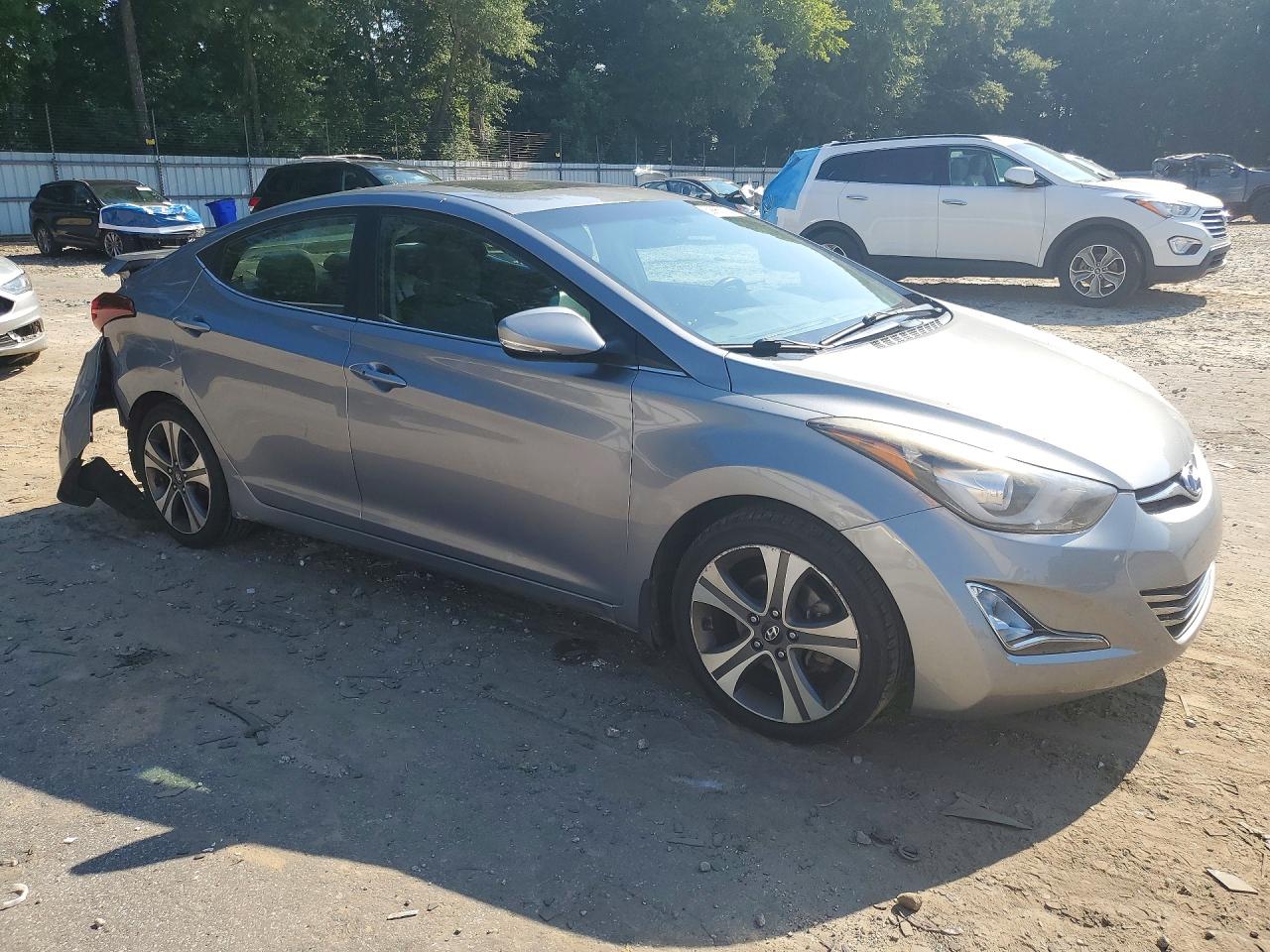 2015 Hyundai Elantra Sport Gray vin: KMHDH4AH7FU238155