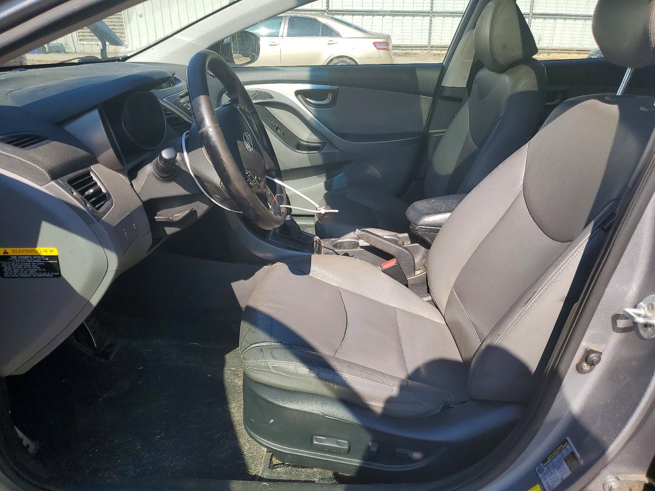 2015 Hyundai Elantra Sport Gray vin: KMHDH4AH7FU238155