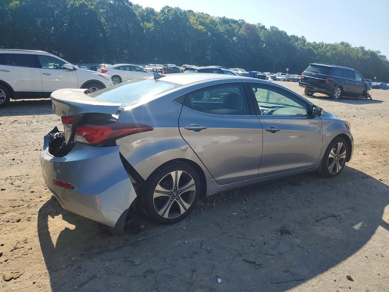 2015 Hyundai Elantra Sport Gray vin: KMHDH4AH7FU238155
