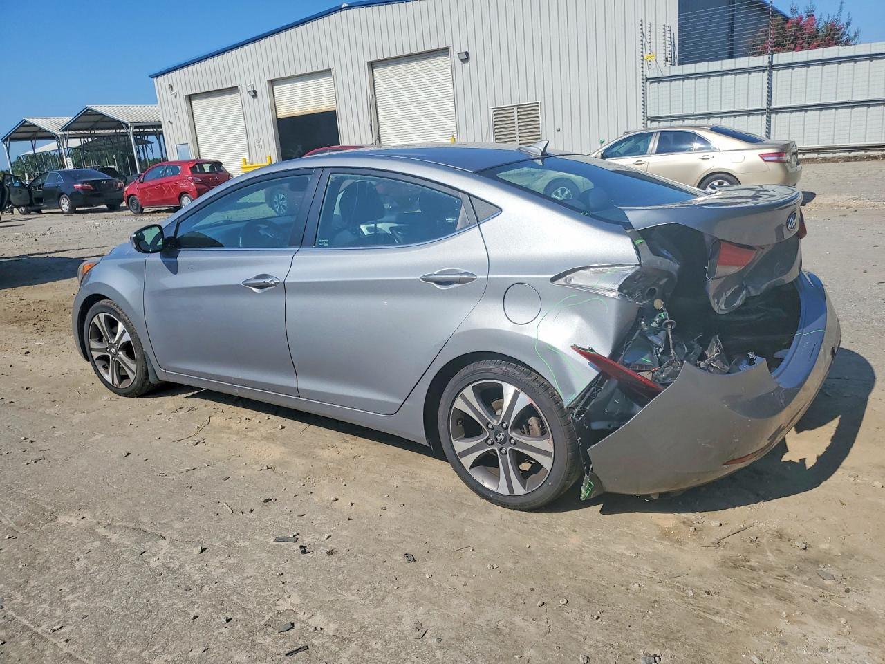 2015 Hyundai Elantra Sport Gray vin: KMHDH4AH7FU238155