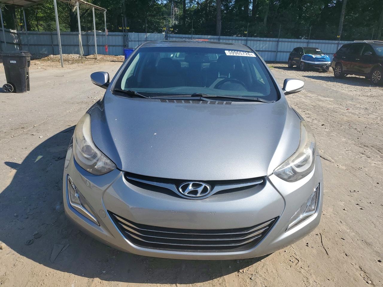 2015 Hyundai Elantra Sport Gray vin: KMHDH4AH7FU238155