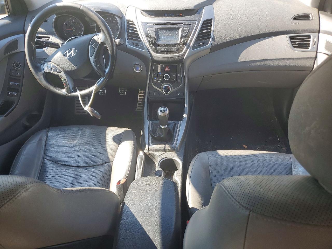 2015 Hyundai Elantra Sport Gray vin: KMHDH4AH7FU238155