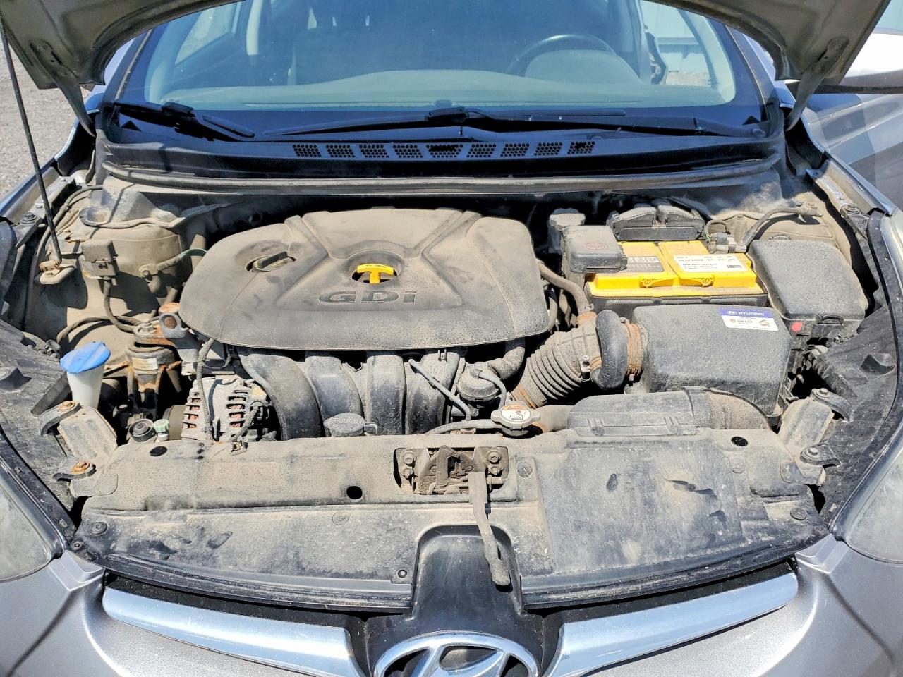 2015 Hyundai Elantra Sport Silver vin: KMHDH4AH7FU289820
