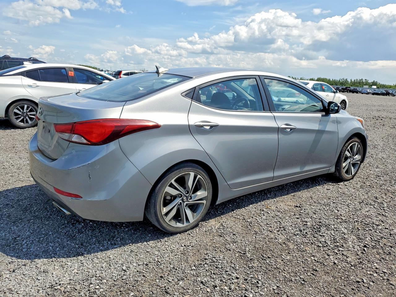 2015 Hyundai Elantra Sport Silver vin: KMHDH4AH7FU289820