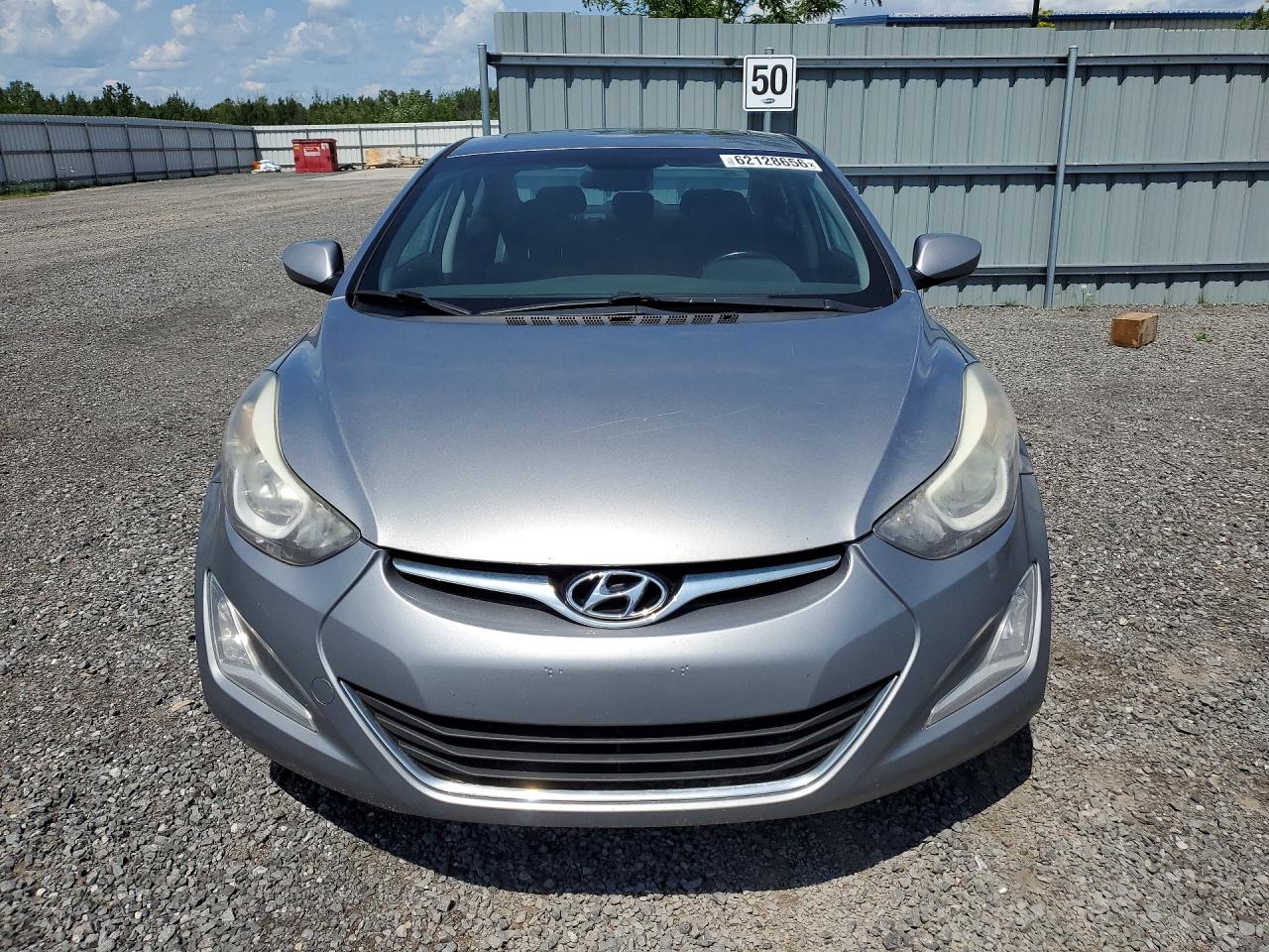 2015 Hyundai Elantra Sport Silver vin: KMHDH4AH7FU289820