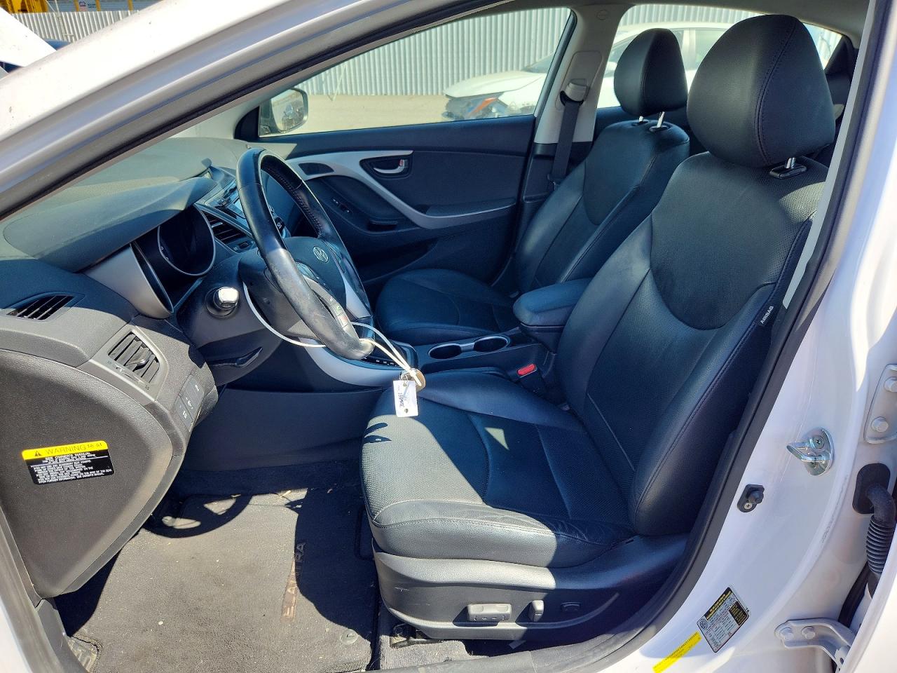 2015 Hyundai Elantra Sport White vin: KMHDH4AH7FU345528