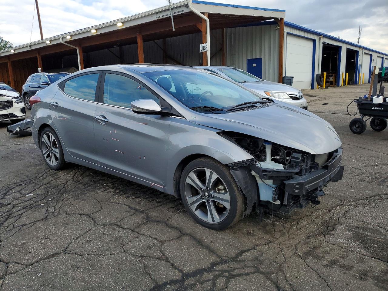 2014 Hyundai Elantra Sport Silver vin: KMHDH4AH8EU060660