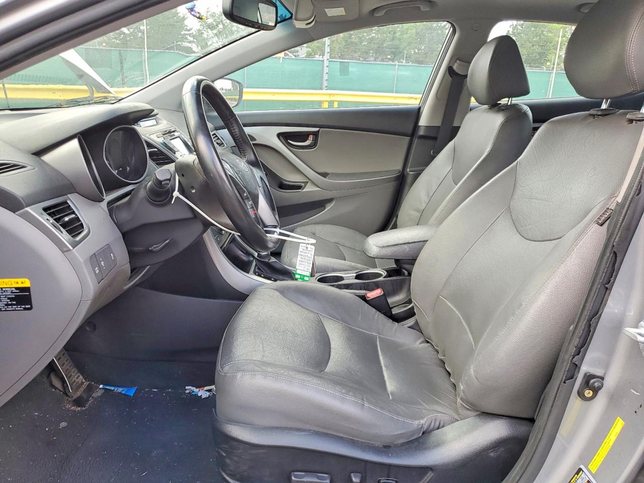 2014 Hyundai Elantra Sport Silver vin: KMHDH4AH8EU060660