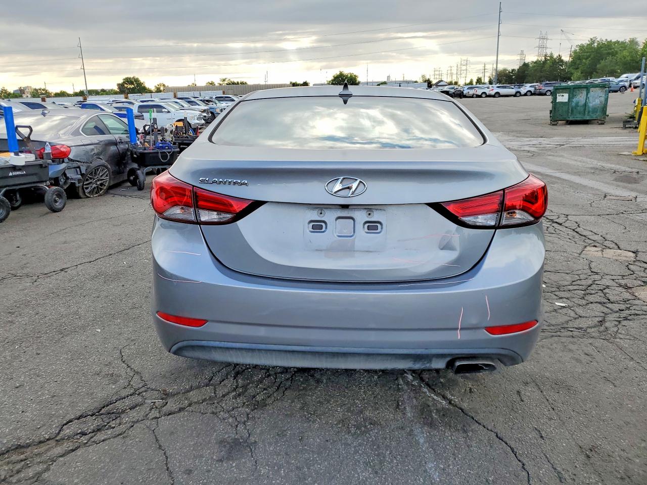 2014 Hyundai Elantra Sport Silver vin: KMHDH4AH8EU060660