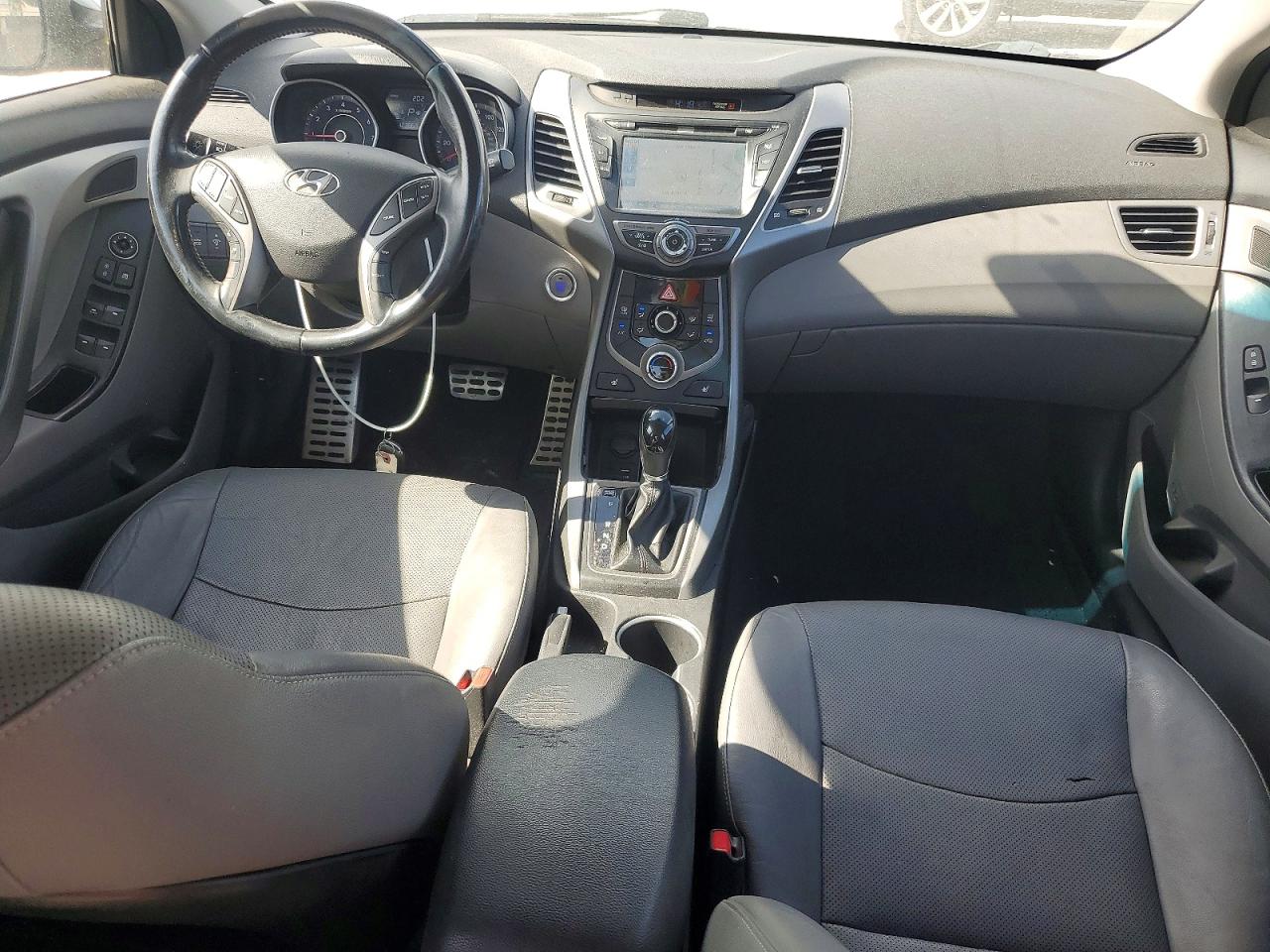 2015 Hyundai Elantra Sport Gray vin: KMHDH4AH8FU322615